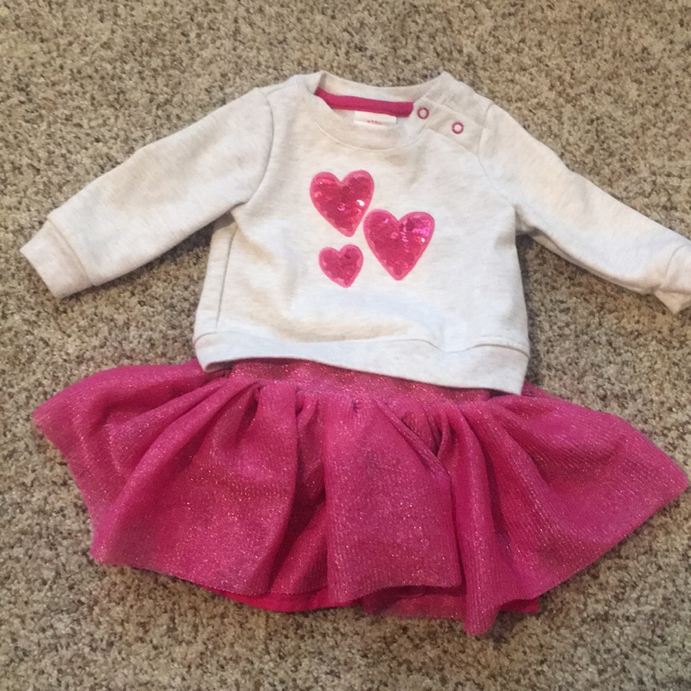 Sweater with skirt outfit